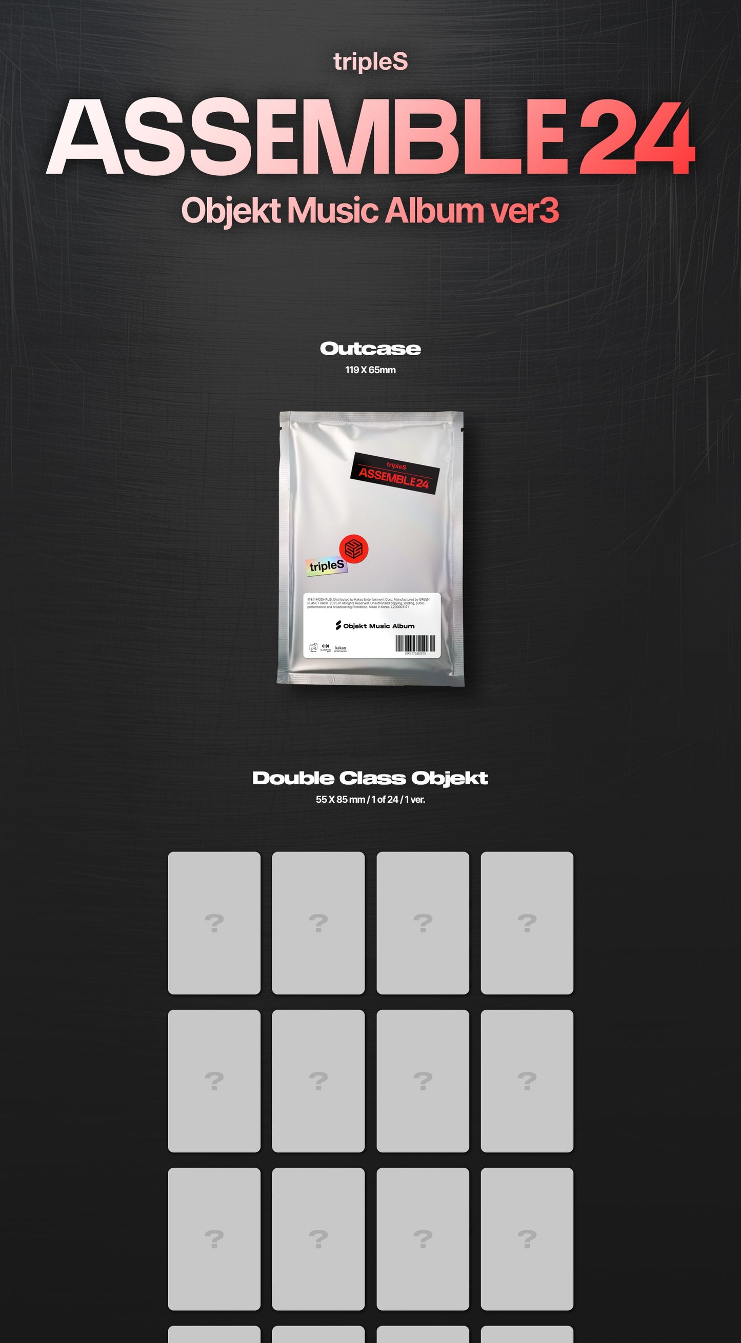 tripleS 1st Album – ASSEMBLE24 (Objekt Music Album Ver. 3)