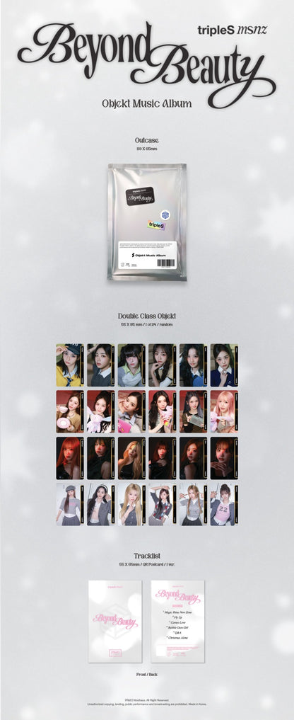 tripleS 1st Mini Album - msnz (Beyond Beauty) (Objekt Music Album Ver.)