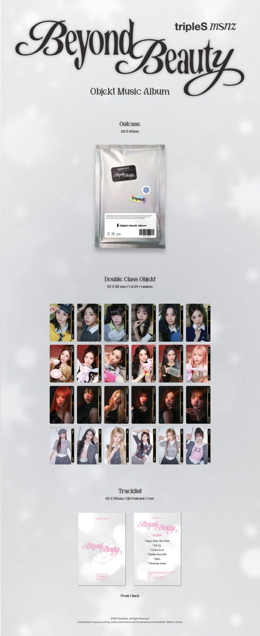 tripleS 1st Mini Album - msnz (Beyond Beauty) (Objekt Music Album Ver.)
