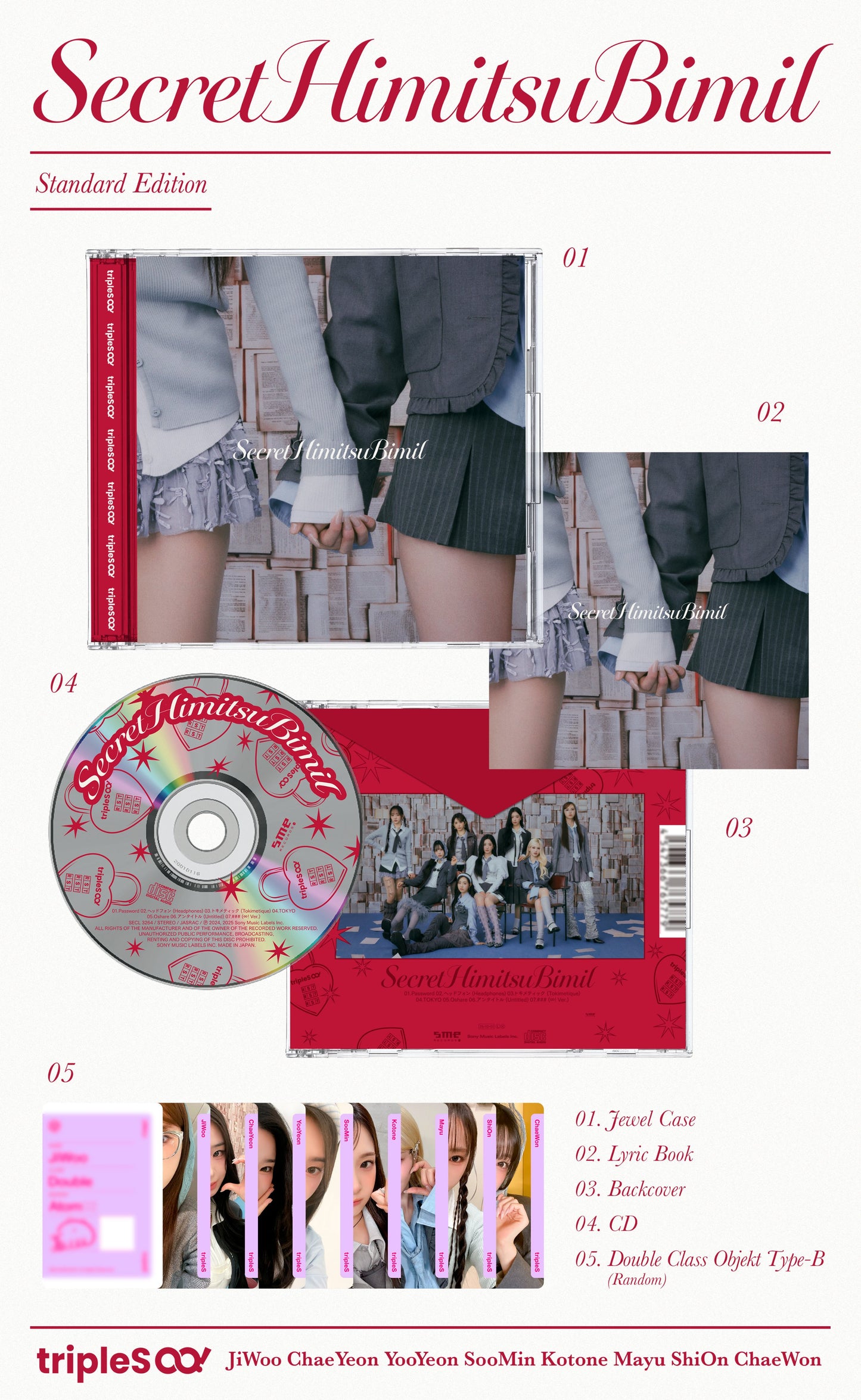 tripleS ∞! (Hacchi!) 1st EP - SecretHimitsuBimil [Japanese Edition]