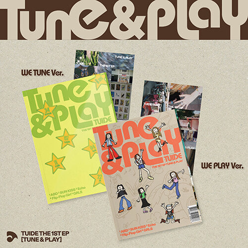 PRE-ORDER: TUIDE The 1st EP Album - TUNE & PLAY (Standard Set + Weverse Albums Set)