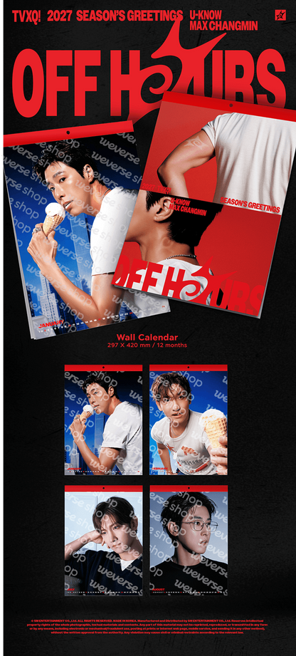 PRE-ORDER: TVXQ 2027 Season’s Greetings - OFF HOURS