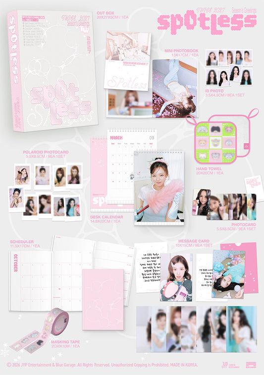 PRE-ORDER: TWICE 2027 Season’s Greetings - Spotless