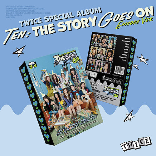 PRE-ORDER: TWICE 10th Anniversary Special Album - TEN: The Story Goes On (EPISODE Ver.)