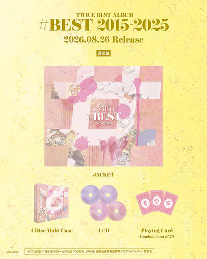 TWICE BEST ALBUM - #BEST 2015-2025 [Japanese Edition]