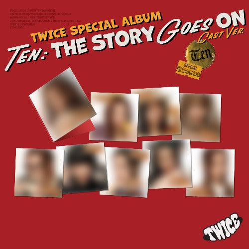 PRE-ORDER: TWICE 10th Anniversary Special Album - TEN: The Story Goes On (Cast Ver.) (Random)