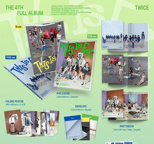 TWICE 4th Full Album – THIS IS FOR (Random)