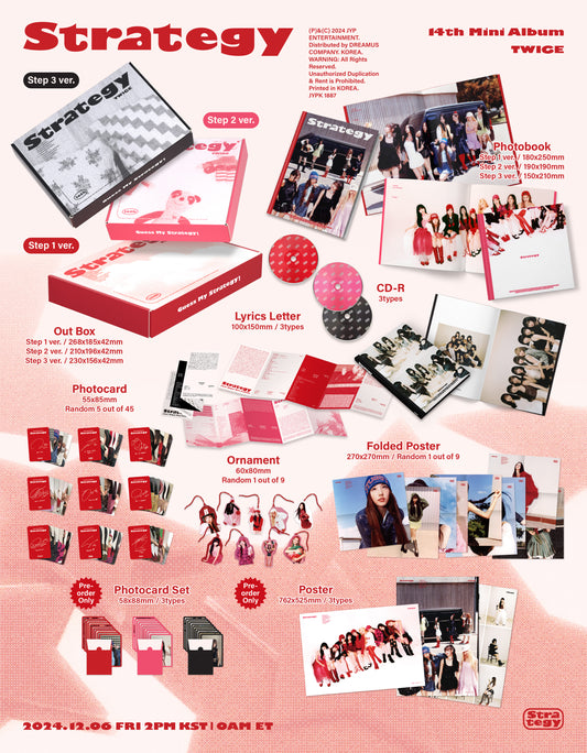 Twice 14th Mini Album – STRATEGY (Random)