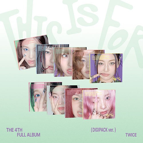 TWICE 4th Full Album – THIS IS FOR (DIGIPACK Ver.) (Random)