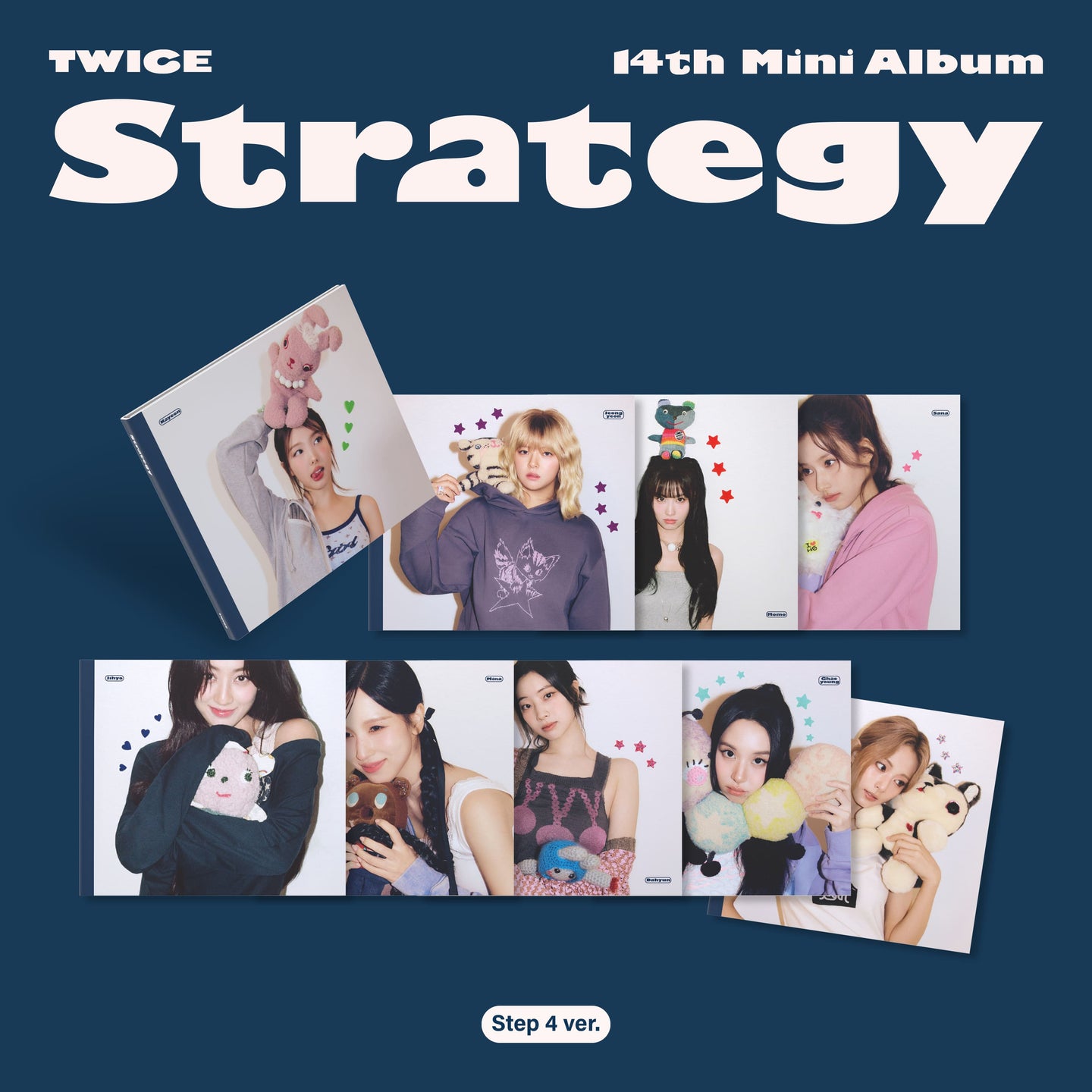 PRE-ORDER: Twice 14th Mini Album – STRATEGY (Step 4 Ver.) (Random)