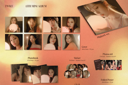 Twice Mini Album Vol. 13 – With YOU-th (Digipack Ver.) (Random)