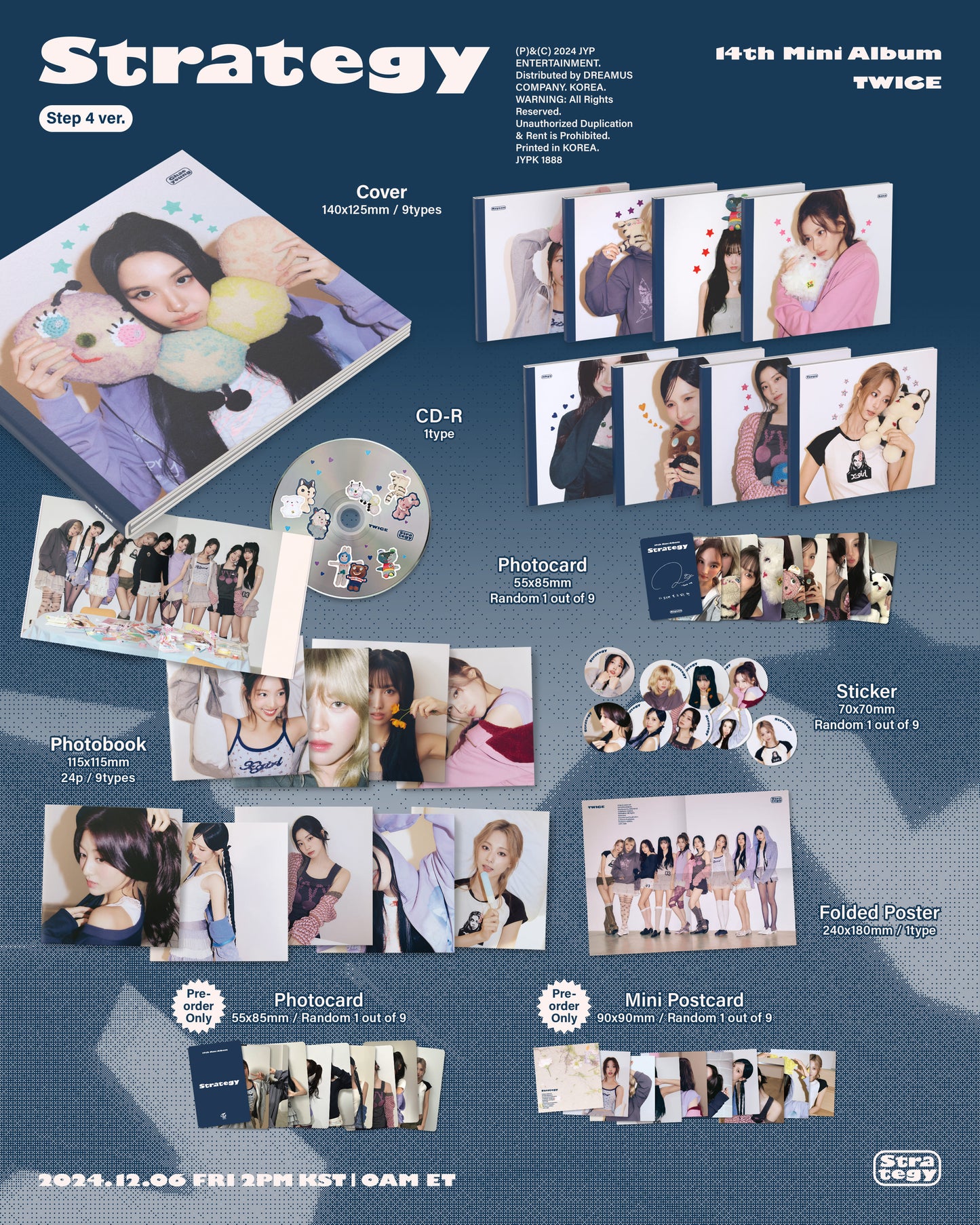 Twice 14th Mini Album – STRATEGY (Step 4 Ver.) (Random)