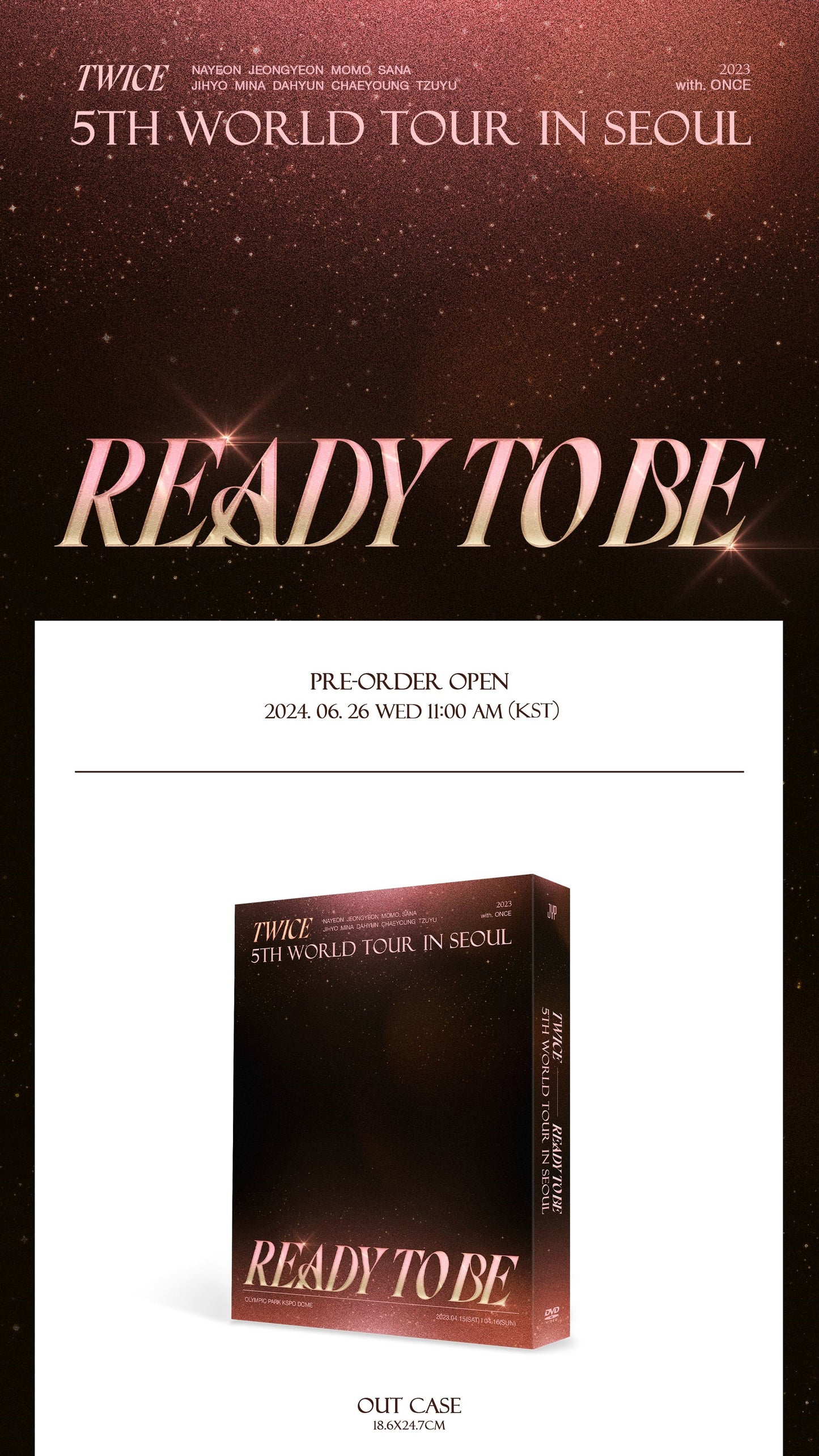 Twice – 5TH WORLD TOUR [READY TO BE] IN SEOUL DVD