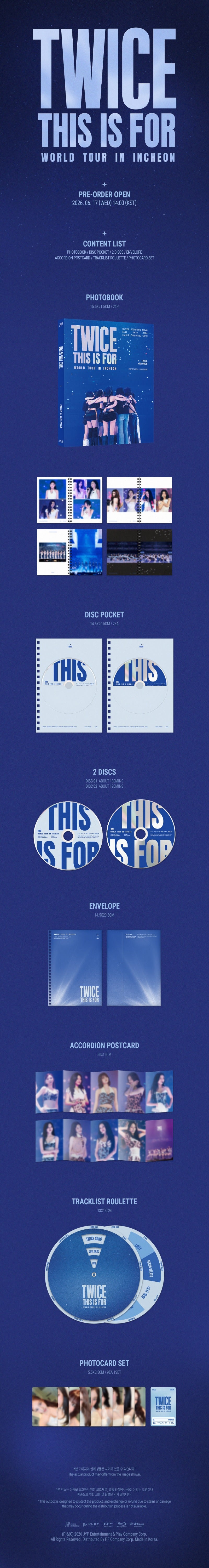 PRE-ORDER: TWICE – TWICE [THIS IS FOR] WORLD TOUR IN INCHEON Blu-ray