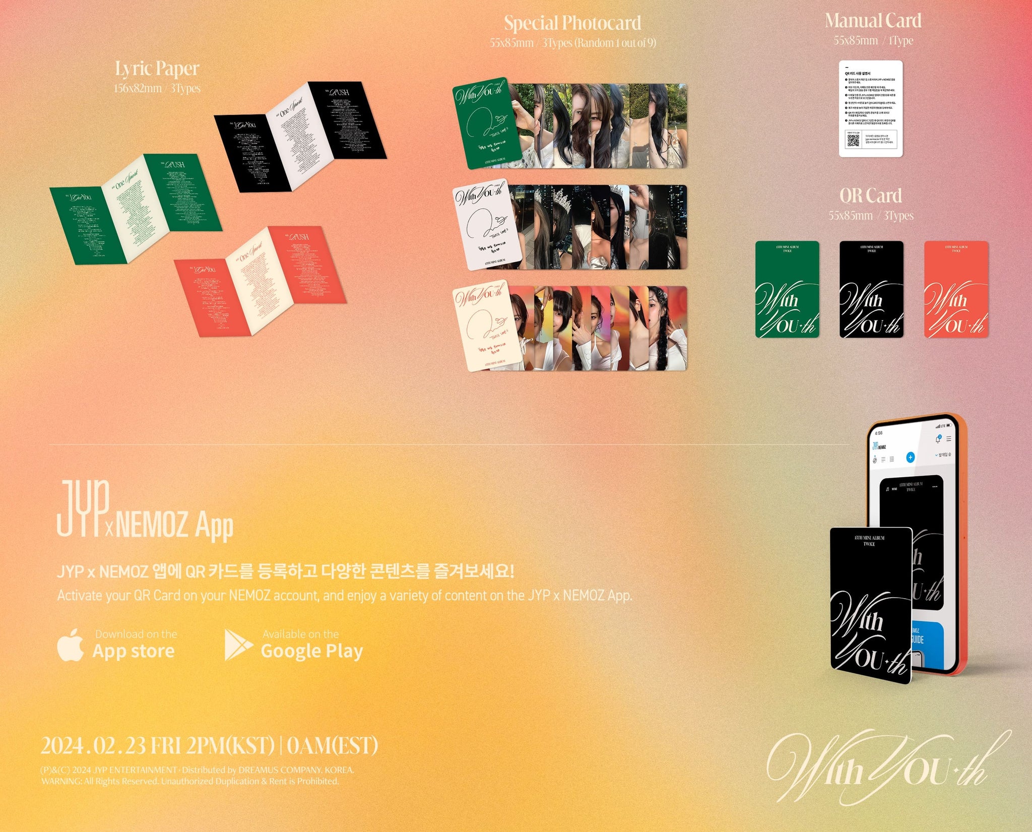Twice Mini Album Vol. 13 – With YOU-th (Nemo Ver.) (Random