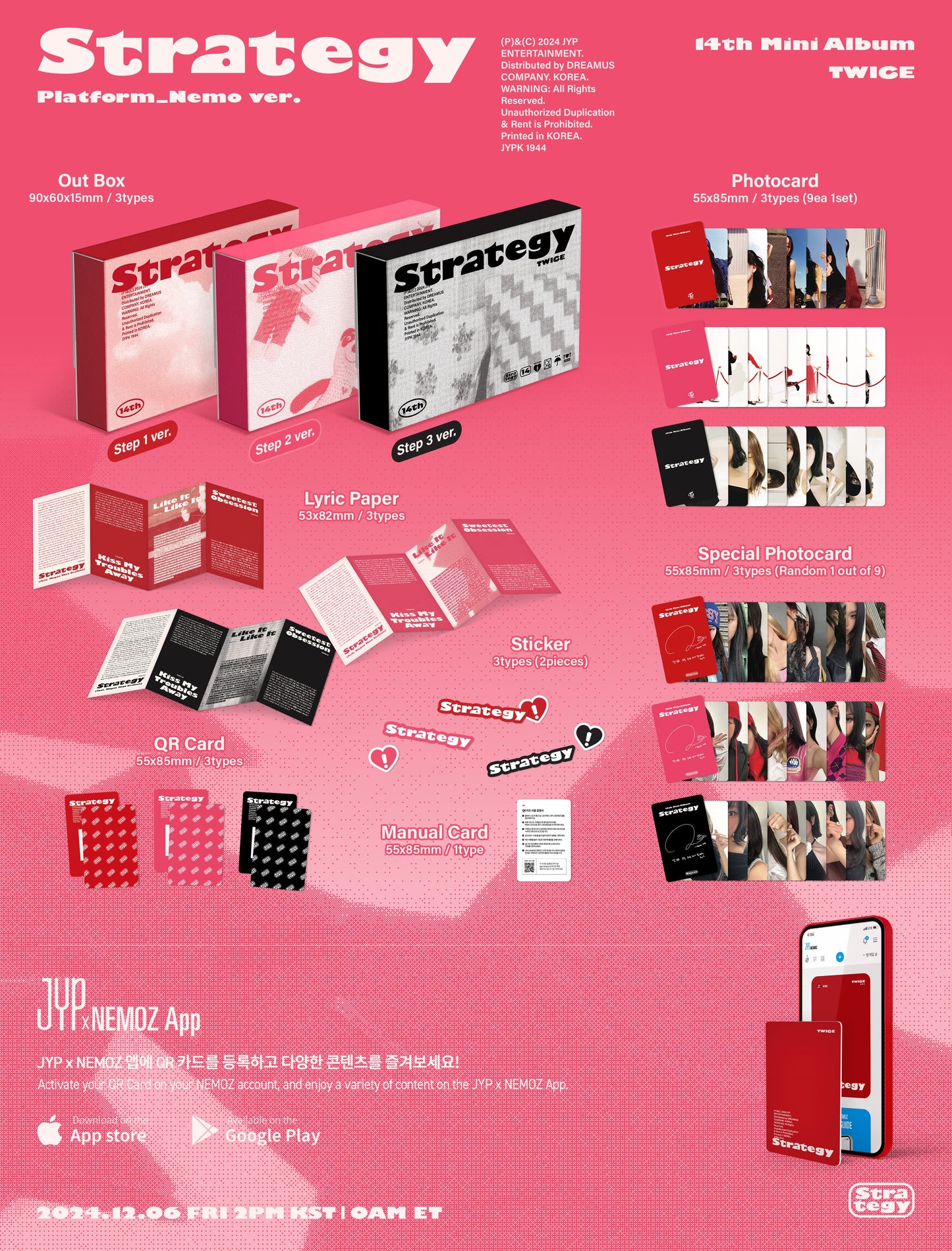 Twice 14th Mini Album – STRATEGY (Platform/Nemo Ver.) (Random)
