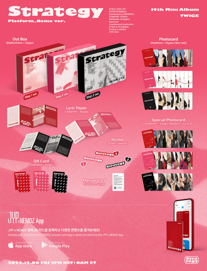 Twice 14th Mini Album – STRATEGY (Platform/Nemo Ver.) (Random)