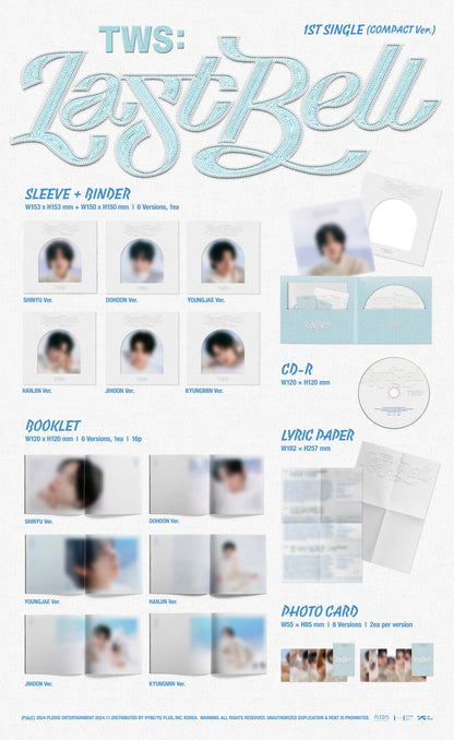 TWS 1st Single Album – Last Bell (COMPACT Ver.) (Random)