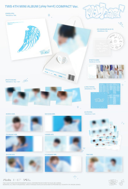 TWS 4th Mini Album - play hard (Compact Ver.) (Random)
