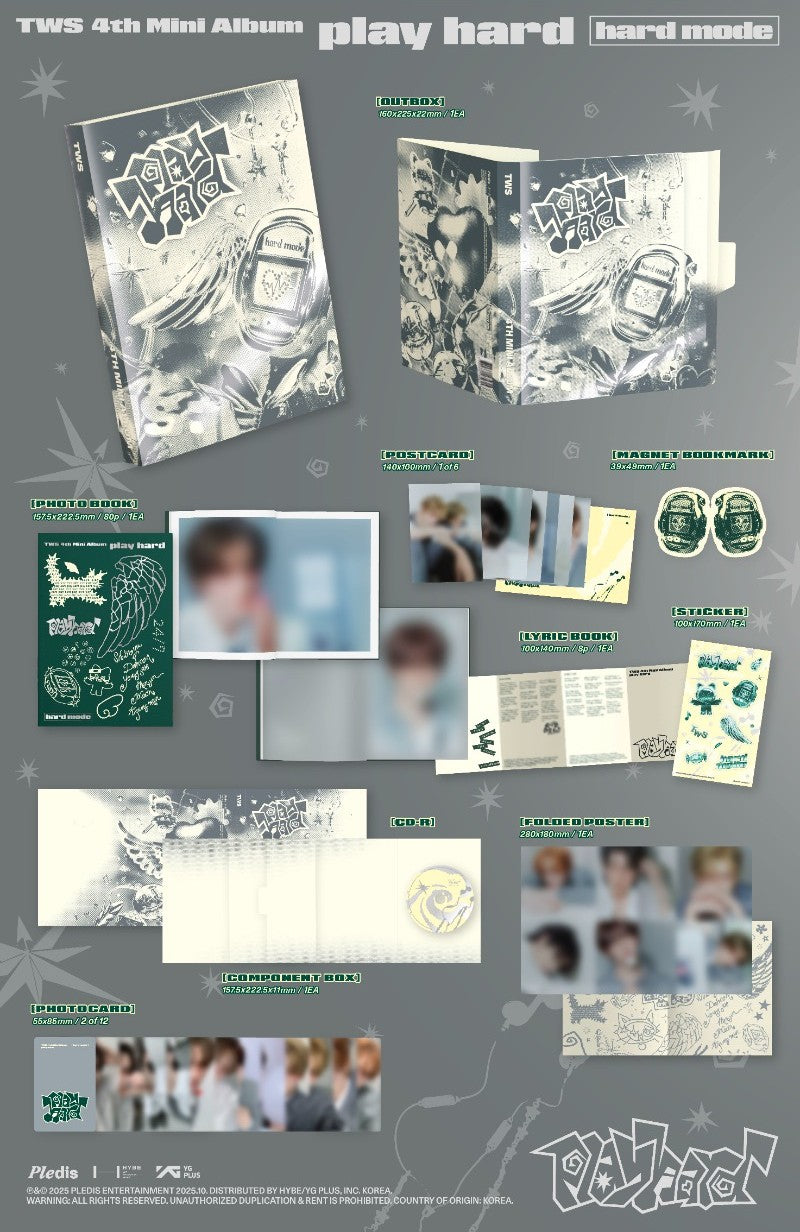 TWS 4th Mini Album - play hard (Random)