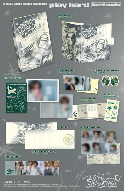 TWS 4th Mini Album - play hard (Random)
