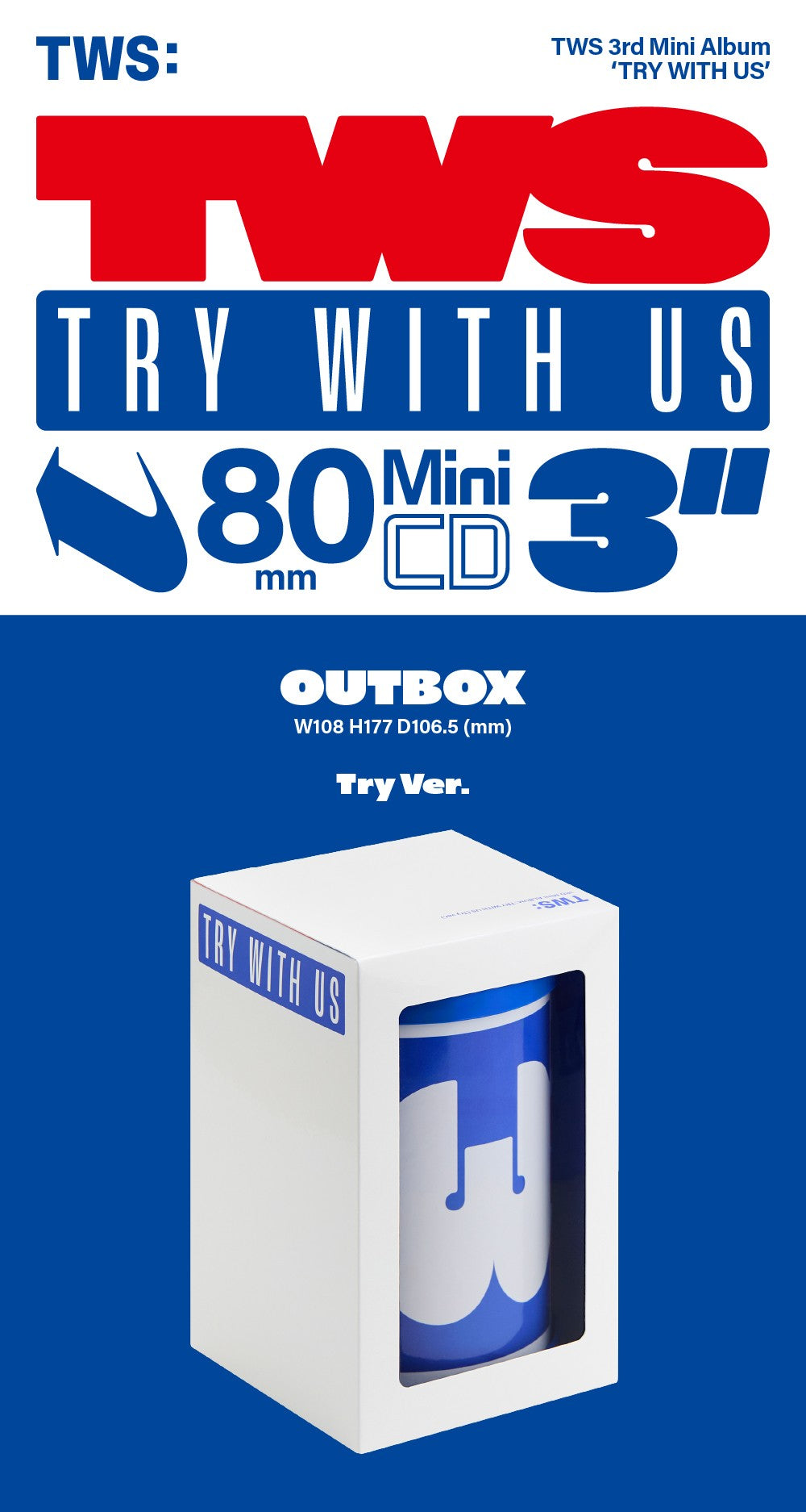 PRE-ORDER: TWS 3rd Mini Album – TRY WITH US (Random)