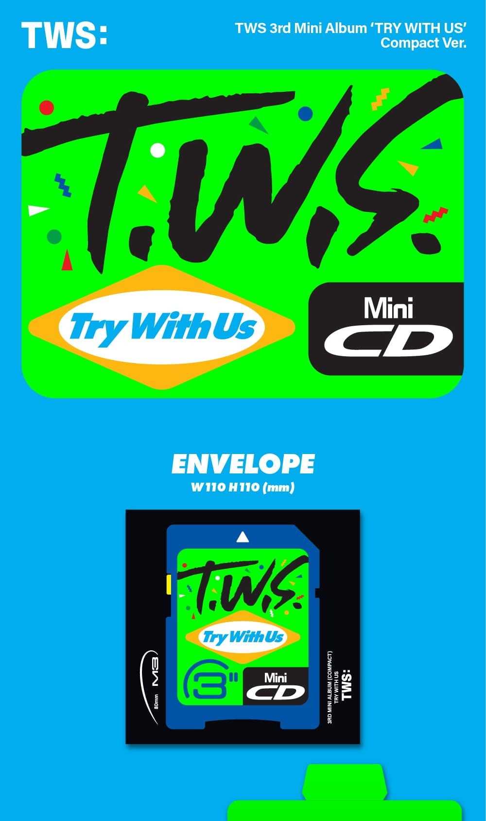TWS 3rd Mini Album – TRY WITH US (Compact Ver.) (Random)