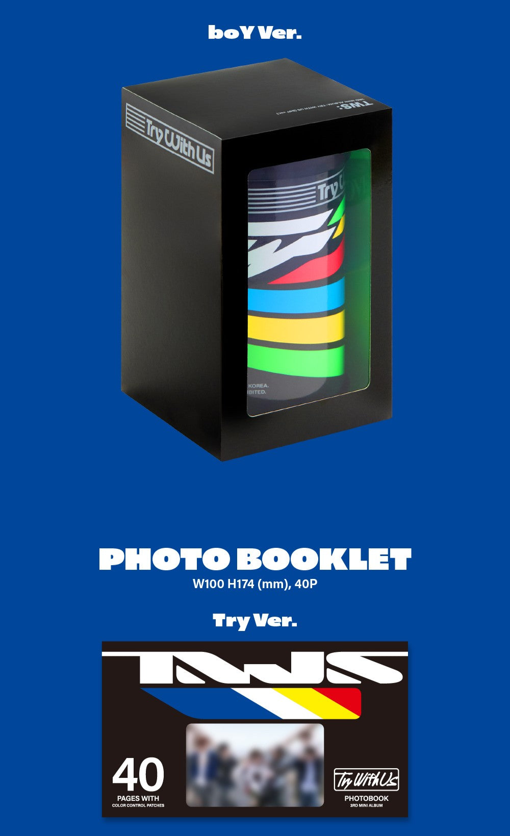 PRE-ORDER: TWS 3rd Mini Album – TRY WITH US (Random)