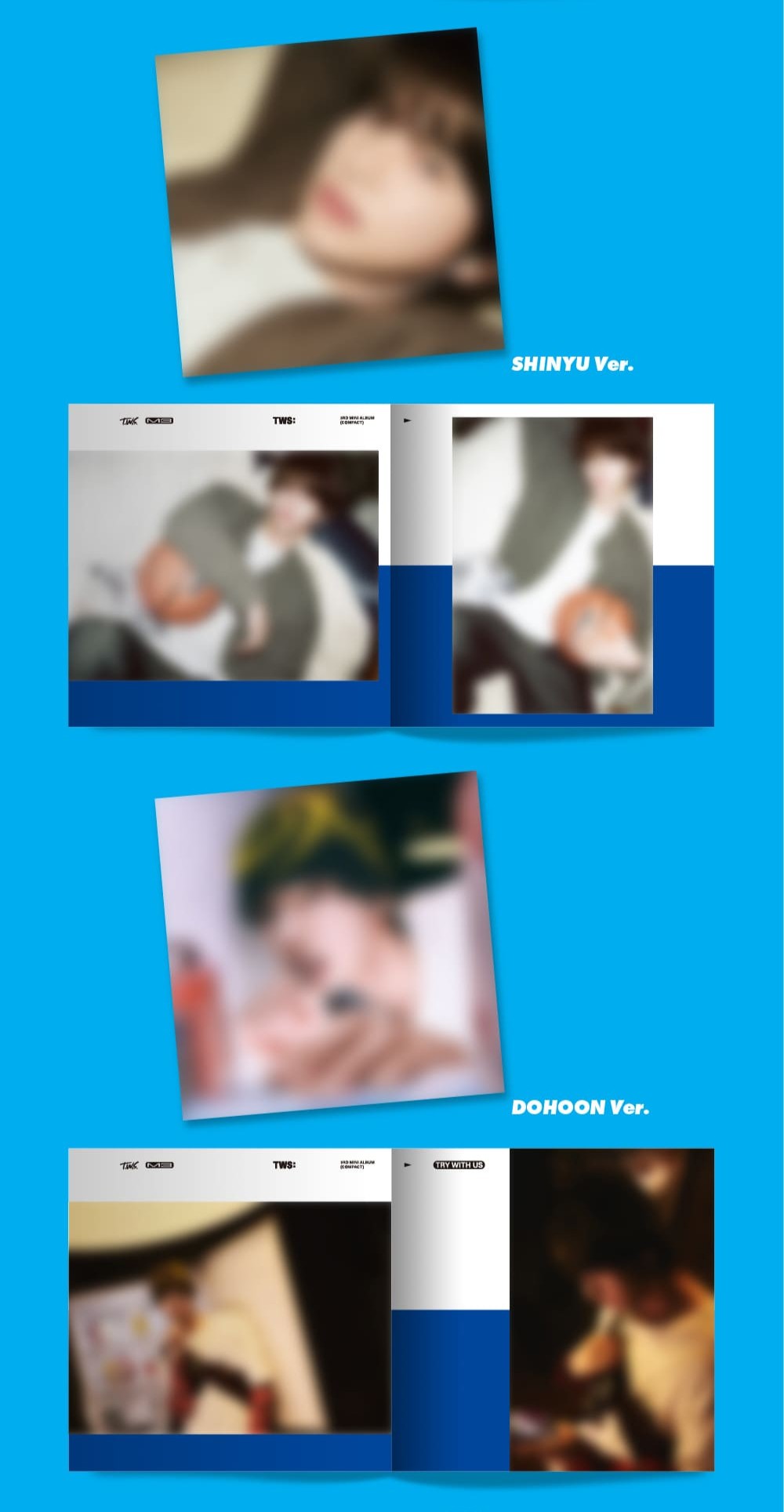 TWS 3rd Mini Album – TRY WITH US (Compact Ver.) (Random)