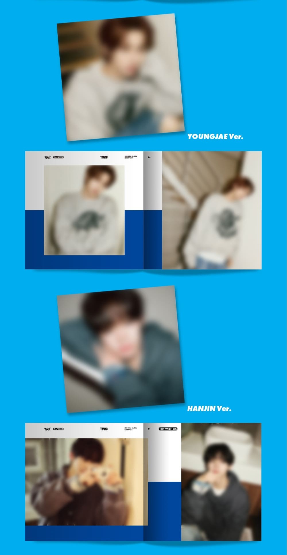 TWS 3rd Mini Album – TRY WITH US (Compact Ver.) (Random)