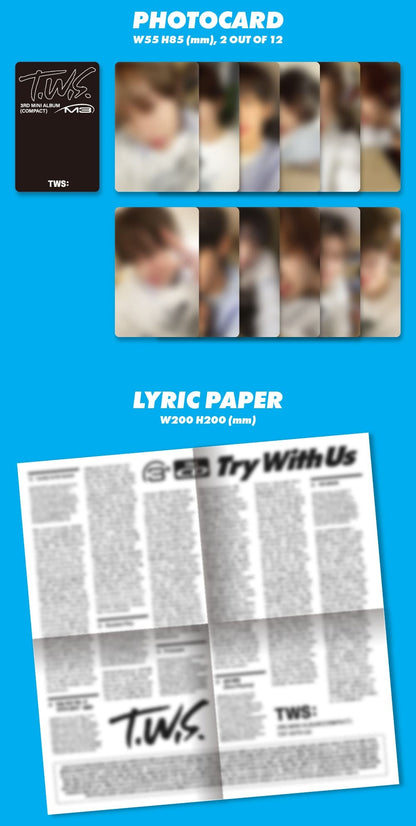 TWS 3rd Mini Album – TRY WITH US (Compact Ver.) (Random)