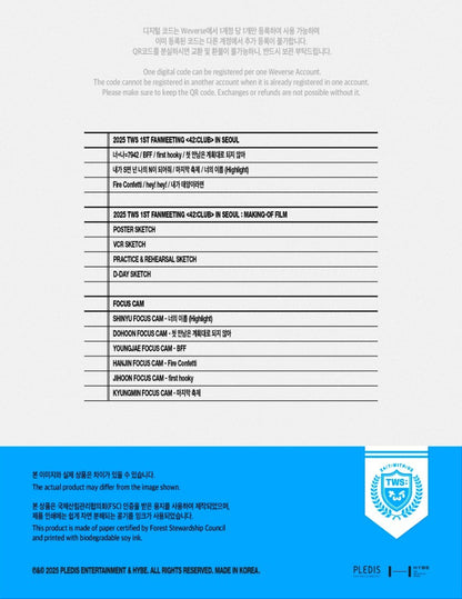 TWS – TWS 1st FANMEETING <42:CLUB> in Seoul