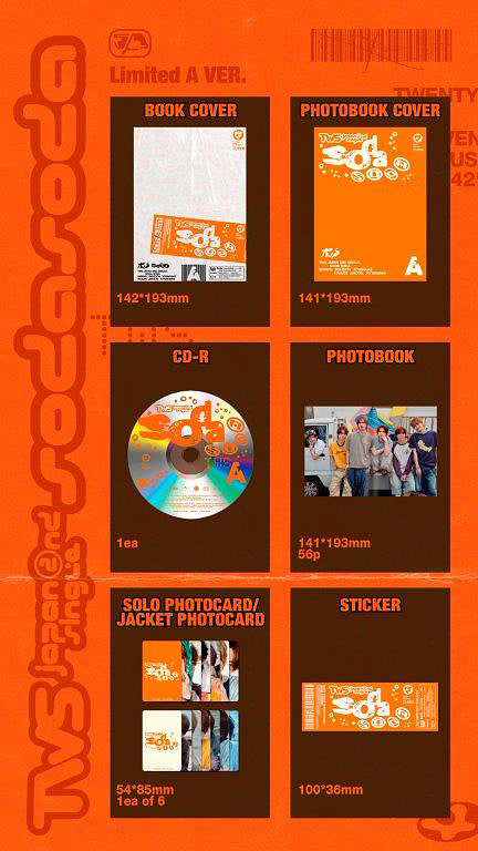 PRE-ORDER: TWS 2nd Single Abum - SODA SODA [Japanese Edition]