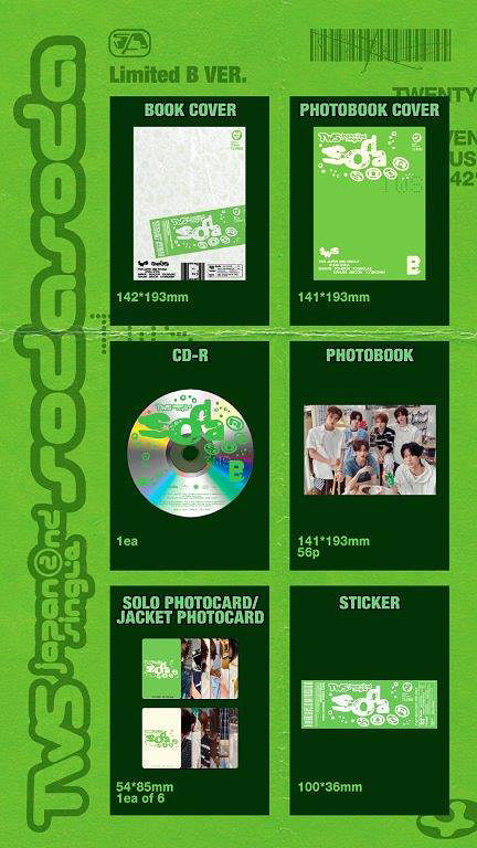PRE-ORDER: TWS 2nd Single Abum - SODA SODA [Japanese Edition]