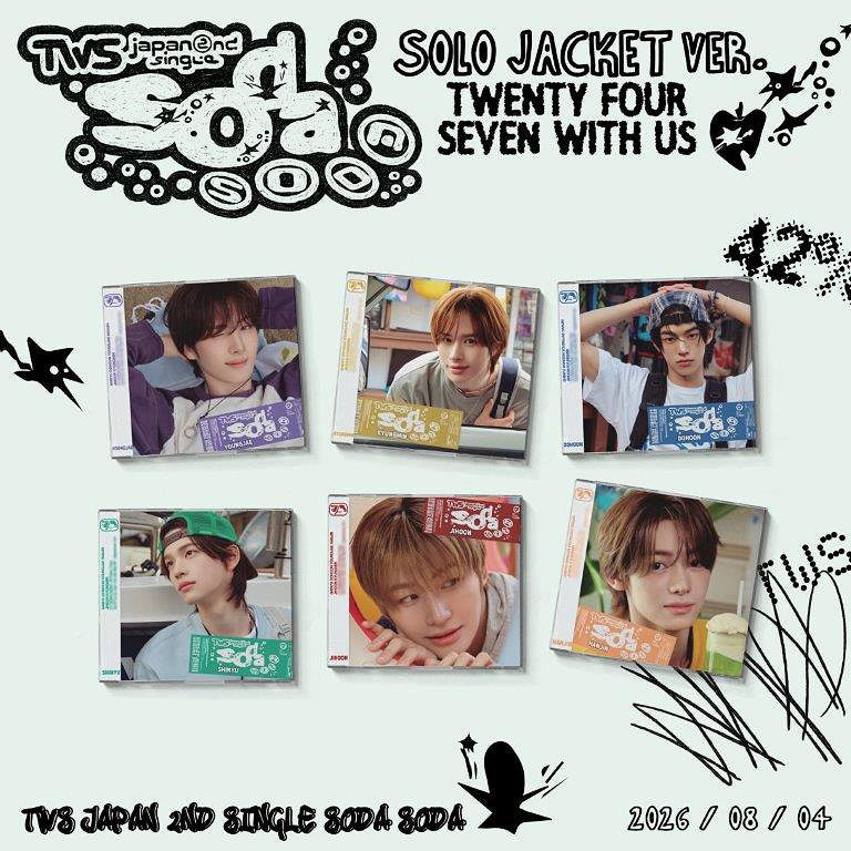 PRE-ORDER: TWS 2nd Single Abum - SODA SODA [Japanese Edition]