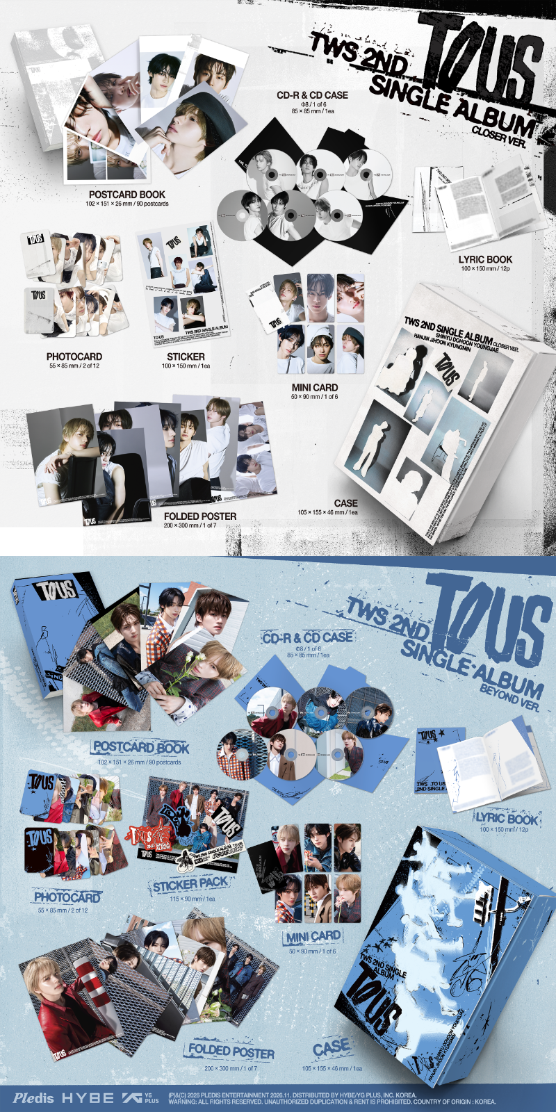 PRE-ORDER: TWS 2nd Single Album - TO US (Random)
