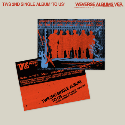 PRE-ORDER: TWS 2nd Single Album - TO US (Weverse Albums Ver.)