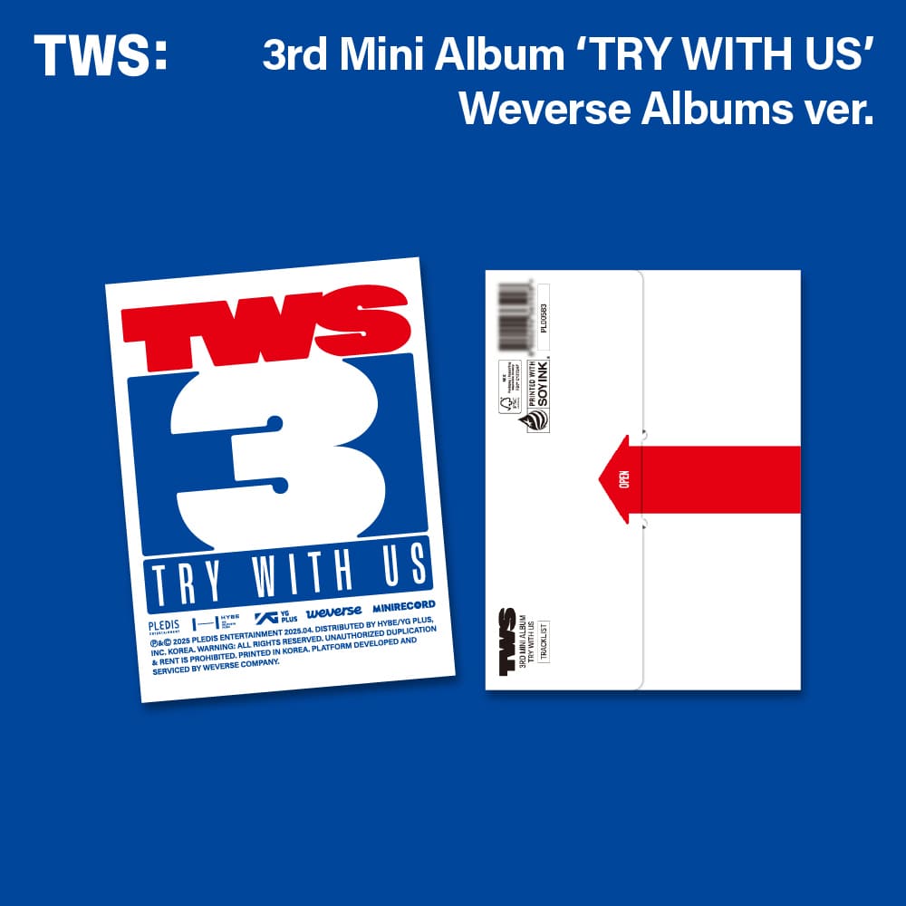 TWS 3rd Mini Album – TRY WITH US (Weverse Albums Ver.)