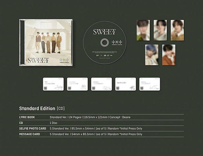 TXT - 2nd Album: SWEET (Japanese Edition)