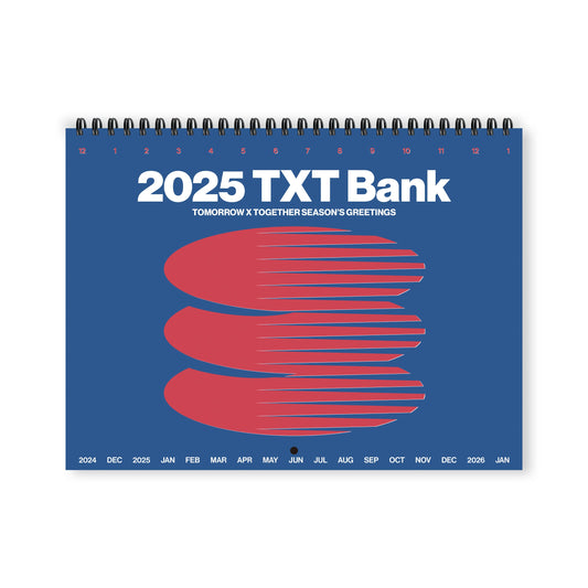 TXT – 2025 SEASON’S GREETINGS [TXT Bank] WALL CALENDAR