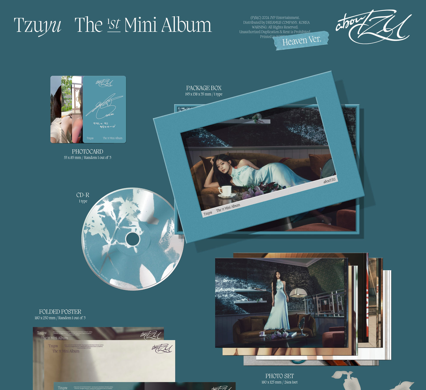 TZUYU The 1st Mini Album – abouTZU (Heaven Ver.)