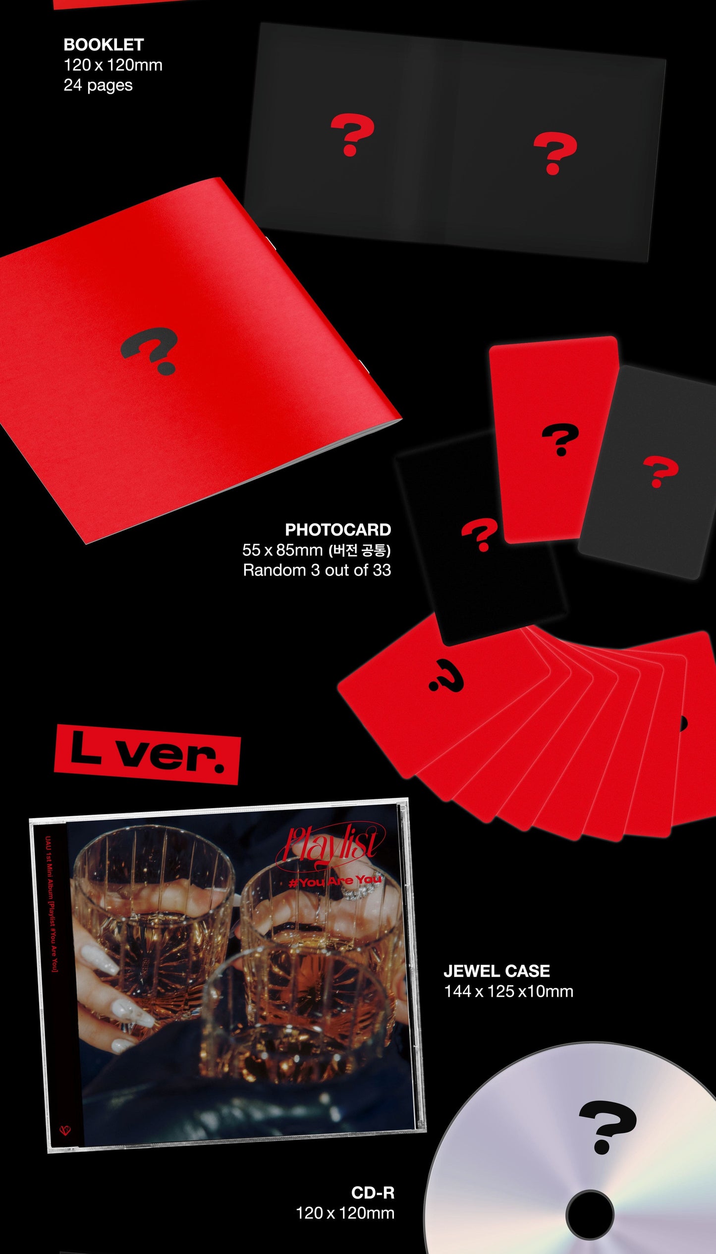 UAU (Dreamcatcher) 1st Mini Album – Playlist #You Are You (Normal Edition)