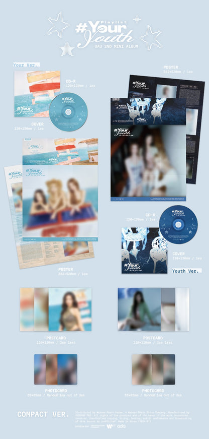 UAU 2nd Mini Album - Playlist #Your Youth (Compact ver.) (Random)