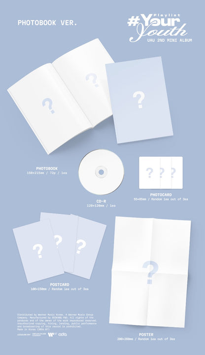 PRE-ORDER: UAU 2nd Mini Album - Playlist #Your Youth (Photobook Ver.)