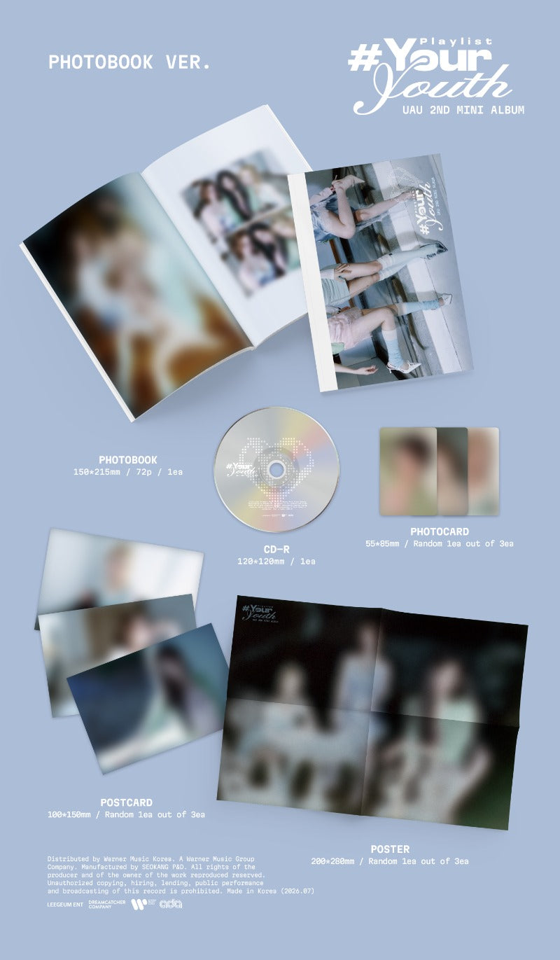 UAU 2nd Mini Album - Playlist #Your Youth (Photobook Ver.)