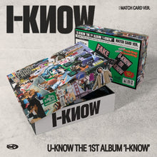 Load image into Gallery viewer, PRE-ORDER: U-KNOW (TVXQ) The 1st Album - I-KNOW (Match Card Ver.) (Smart Album)
