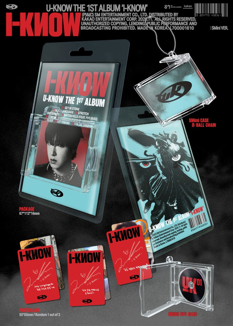 U-KNOW (TVXQ) The 1st Album - I-KNOW (SMini Ver.)