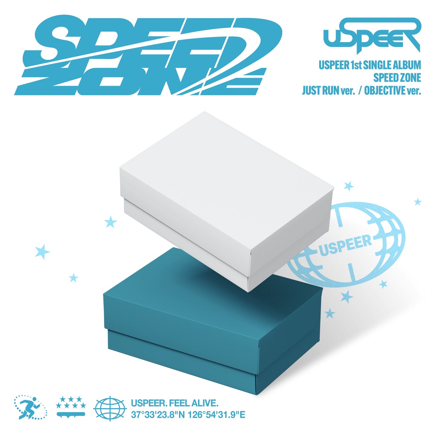 USPEER 1st Single Album – SPEED ZONE (Random)