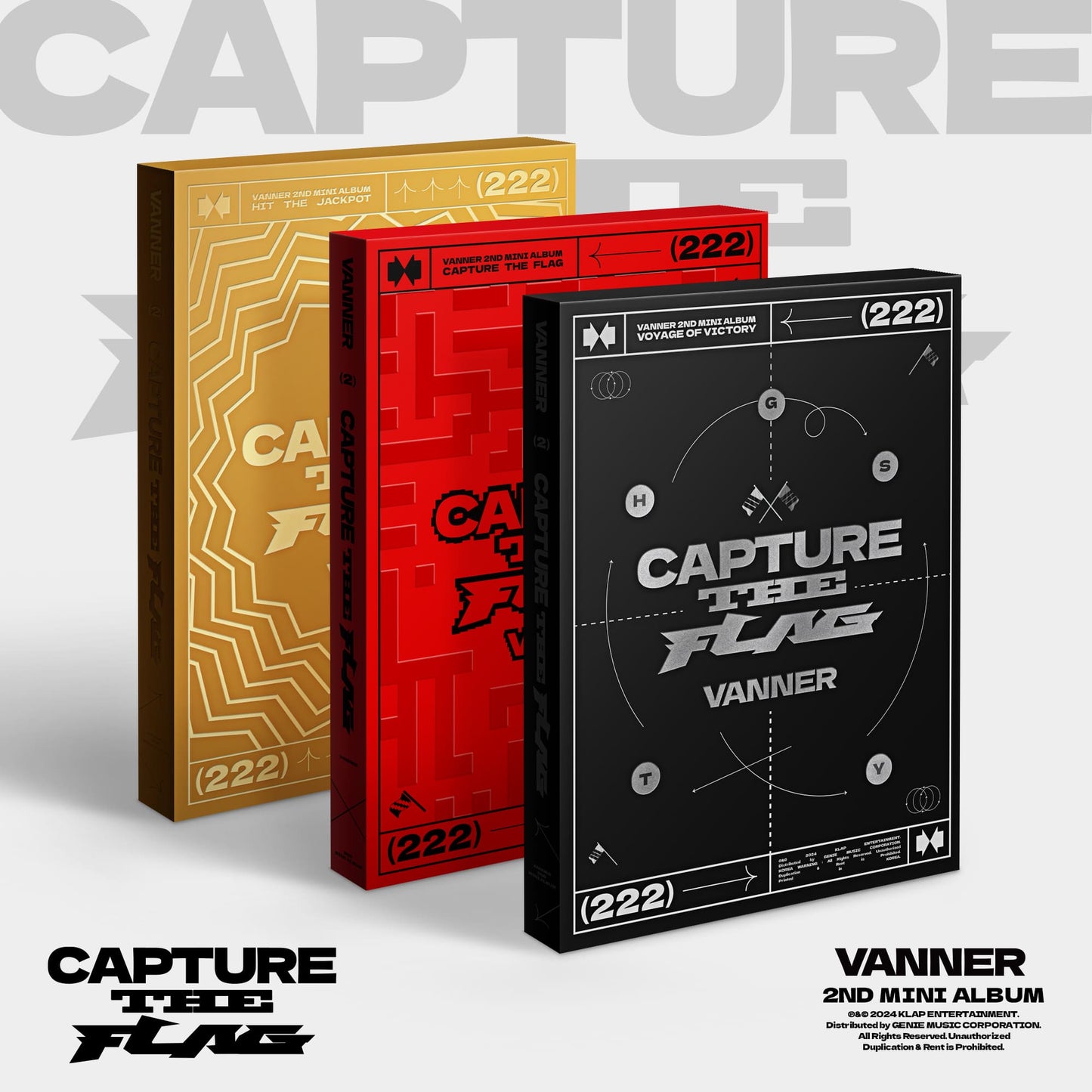 VANNER 2nd MINI ALBUM – CAPTURE THE FLAG (Random)