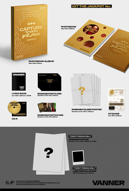 VANNER 2nd MINI ALBUM – CAPTURE THE FLAG (Random)